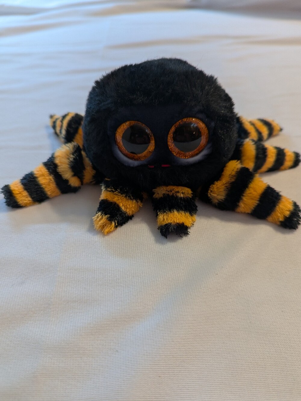 Ty Silk Beanie Boo Charlotte Spider Big Sparkle Eyes Plush Stuffed Animal
